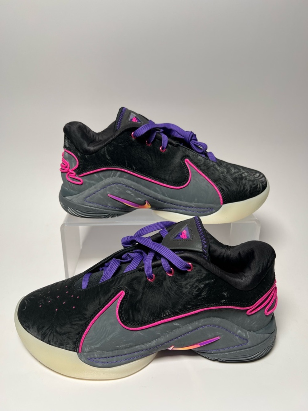 Nike Lebron 22 Backlight Black Grey Basketball Shoes FZ1094-001 Mens 7.5 Women 9